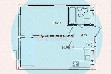 1-кімнатна квартира за адресою вул. Олександра Олеся (площа 43,7 м²) - Atlanta.ua - фото 20