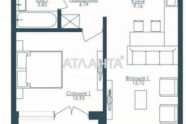 1-комнатная квартира по адресу Французский бул. (площадь 50 м²) - Atlanta.ua - фото 12