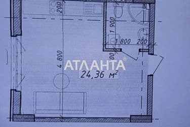 1-кімнатна квартира за адресою вул. Вишнева (площа 24,6 м²) - Atlanta.ua - фото 5