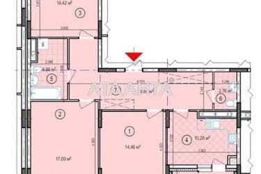 3-кімнатна квартира за адресою Приозерний бульвар (площа 90 м²) - Atlanta.ua - фото 41
