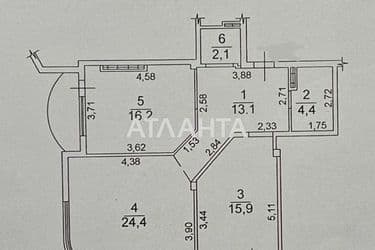 2-кімнатна квартира за адресою вул. Говорова марш. (площа 79,9 м²) - Atlanta.ua - фото 16