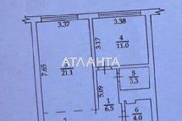 1-room apartment apartment by the address st. Varnenskaya (area 50,9 m²) - Atlanta.ua - photo 27