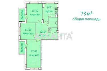 2-rooms apartment apartment by the address st. Raduzhnyy m n (area 73 m²) - Atlanta.ua - photo 12