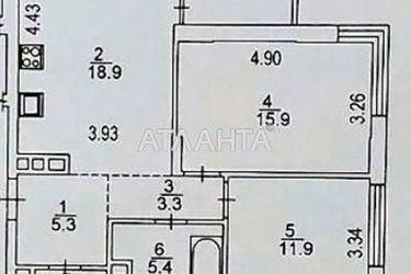 2-кімнатна квартира за адресою вул. Олександра Олеся (площа 63,5 м²) - Atlanta.ua - фото 37