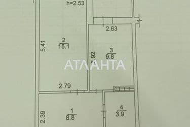 1-кімнатна квартира за адресою вул. Лісова (площа 42 м²) - Atlanta.ua - фото 17