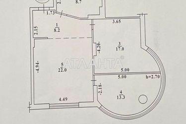 2-кімнатна квартира за адресою вул. Бреуса (площа 70 м²) - Atlanta.ua - фото 36