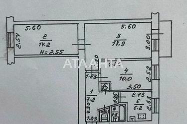 3-комнатная квартира по адресу ул. Одесская (площадь 60 м²) - Atlanta.ua - фото 26