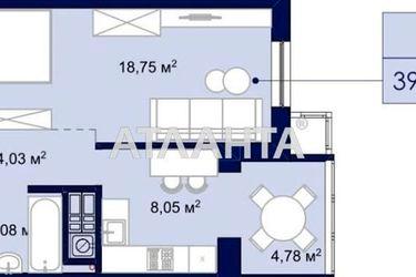 1-кімнатна квартира за адресою вул. Чехова (площа 37,1 м²) - Atlanta.ua - фото 12