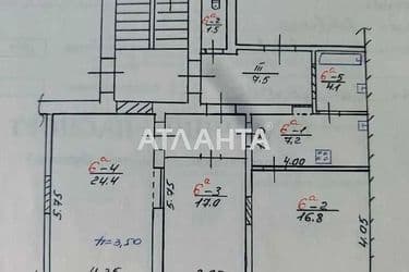 3-кімнатна квартира за адресою вул. Верхратського (площа 76,8 м²) - Atlanta.ua - фото 15