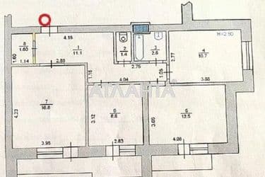 3-комнатная квартира по адресу ул. Шума Виталия (площадь 70 м²) - Atlanta.ua - фото 22