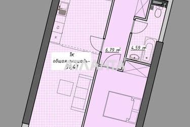 1-кімнатна квартира за адресою Курортний пров. (площа 52 м²) - Atlanta.ua - фото 23