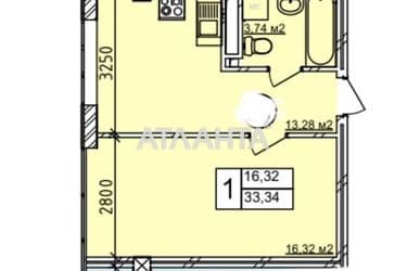 1-кімнатна квартира за адресою вул. Геранева (площа 34 м²) - Atlanta.ua - фото 16