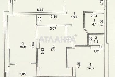3-кімнатна квартира за адресою вул. Бочарова ген. (площа 91,7 м²) - Atlanta.ua - фото 20