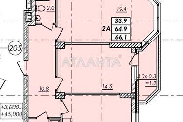 2-кімнатна квартира за адресою Овідіопольська дор. (площа 66,1 м²) - Atlanta.ua - фото 16