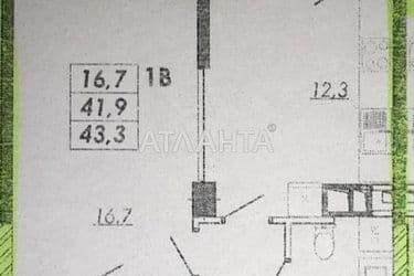 1-кімнатна квартира за адресою Овідіопольська дор. (площа 43,3 м²) - Atlanta.ua - фото 9