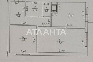 2-rooms apartment apartment by the address st. Lyustdorfskaya dor Chernomorskaya dor (area 58,5 m²) - Atlanta.ua - photo 25