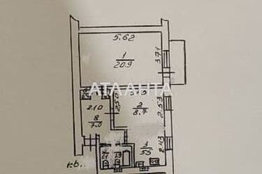 1-room apartment apartment by the address st. Seminarskaya Gamarnika (area 46,8 m²) - Atlanta.ua - photo 28