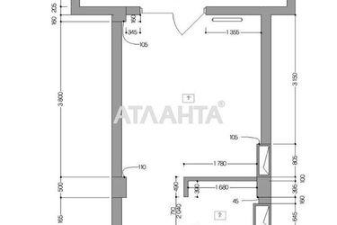 1-комнатная квартира по адресу ул. Бочарова ген. (площадь 24,6 м²) - Atlanta.ua - фото 8