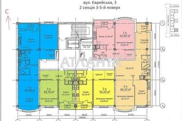 1-комнатная квартира по адресу ул. Еврейская (площадь 62 м²) - Atlanta.ua - фото 15