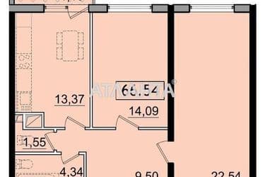 2-кімнатна квартира за адресою вул. Сахарова (площа 60 м²) - Atlanta.ua - фото 9