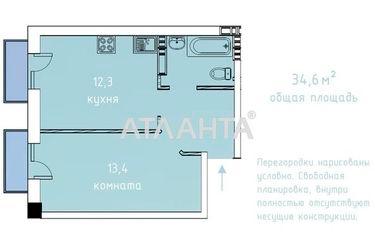 1-комнатная квартира по адресу ул. Инглези (площадь 34,6 м²) - Atlanta.ua - фото 18