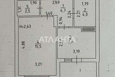 1-комнатная квартира по адресу ул. Грушевского Михаила (площадь 36,2 м²) - Atlanta.ua - фото 35