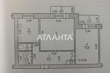 2-rooms apartment apartment by the address st. Nebesnoy Sotni pr Zhukova marsh pr Leninskoy iskry pr (area 53 m²) - Atlanta.ua - photo 25