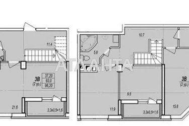 3-rooms apartment apartment by the address st. Balkovskaya Frunze (area 96,3 m²) - Atlanta.ua - photo 20