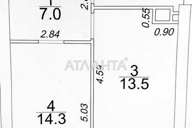 1-кімнатна квартира за адресою вул. Краснова (площа 41,5 м²) - Atlanta.ua - фото 12