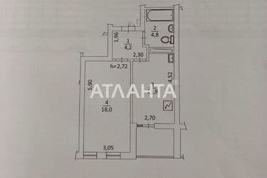 1-кімнатна квартира за адресою вул. Автозаводська (площа 43,6 м²) - Atlanta.ua - фото 14