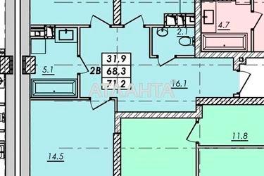 2-rooms apartment apartment by the address st. Ovidiopolskaya dor (area 71,2 m²) - Atlanta.ua - photo 28