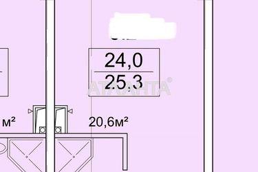 1-кімнатна квартира за адресою Ванний пров. (площа 25,3 м²) - Atlanta.ua - фото 22