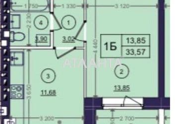 2-кімнатна квартира за адресою вул. Заболотного (площа 35 м²) - Atlanta.ua - фото 17