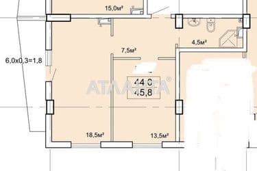 1-room apartment apartment by the address st. Vannyy per (area 45,9 m²) - Atlanta.ua - photo 22