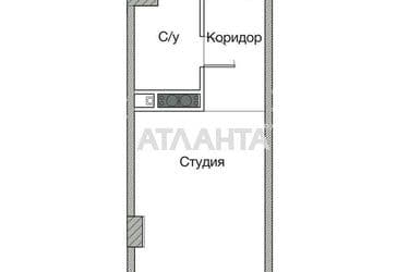 1-room apartment apartment by the address st. Paustovskogo (area 27 m²) - Atlanta.ua - photo 12