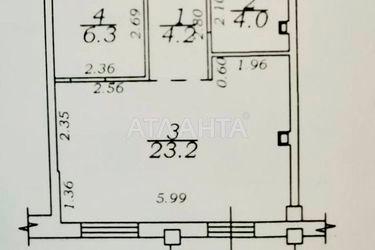 1-кімнатна квартира за адресою Травневий пров. (площа 40 м²) - Atlanta.ua - фото 16