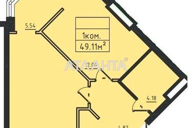 1-кімнатна квартира за адресою вул. Дача Ковалевського (площа 50,1 м²) - Atlanta.ua - фото 20