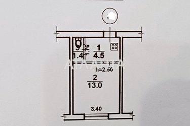 1-комнатная квартира по адресу Николаевская дор. (площадь 20 м²) - Atlanta.ua - фото 16
