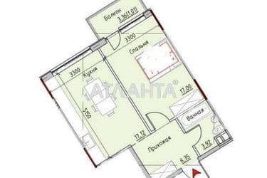 1-room apartment apartment by the address st. Mayachnyy per (area 44,7 m²) - Atlanta.ua - photo 28