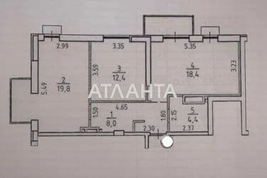 2-rooms apartment apartment by the address st. Srednefontanskiy per (area 65,9 m²) - Atlanta.ua - photo 10