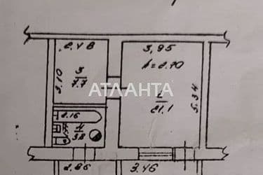 2-комнатная квартира по адресу ул. Кутузакия Александра (площадь 51,7 м²) - Atlanta.ua - фото 22