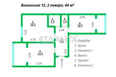 2-кімнатна квартира за адресою вул. Волинська (площа 64 м²) - Atlanta.ua - фото 28