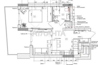 1-комнатная квартира по адресу Кирпичный пер. (площадь 47 м²) - Atlanta.ua - фото 7