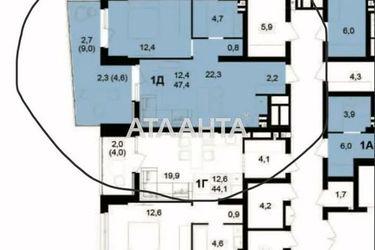 1-room apartment apartment by the address st. Kirpichnyy per (area 47 m²) - Atlanta.ua - photo 8