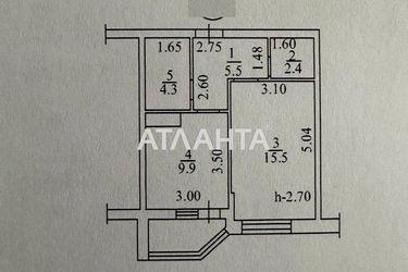 1-room apartment apartment by the address st. Prokhorovskaya Khvorostina (area 40,6 m²) - Atlanta.ua - photo 12