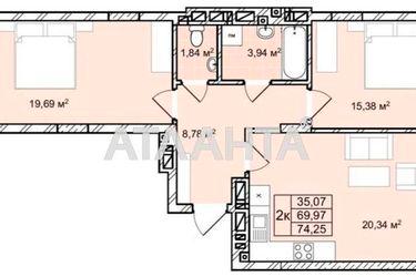 2-кімнатна квартира за адресою вул. Угорська (площа 72 м²) - Atlanta.ua - фото 19