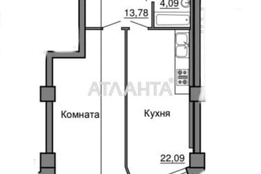 1-room apartment apartment by the address st. Morekhodnyy per (area 70 m²) - Atlanta.ua - photo 11