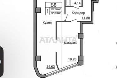 1-кімнатна квартира за адресою Морехідний пров. (площа 75,5 м²) - Atlanta.ua - фото 12