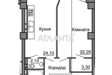 1-комнатная квартира по адресу Мореходный пер. (площадь 71,4 м²) - Atlanta.ua - фото 12