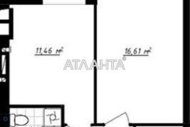 1-кімнатна квартира за адресою вул. Сахарова (площа 43,5 м²) - Atlanta.ua - фото 14